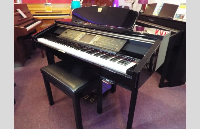 Used Yamaha CVP209 Polished Ebony Digital Piano Complete Package - Image 1
